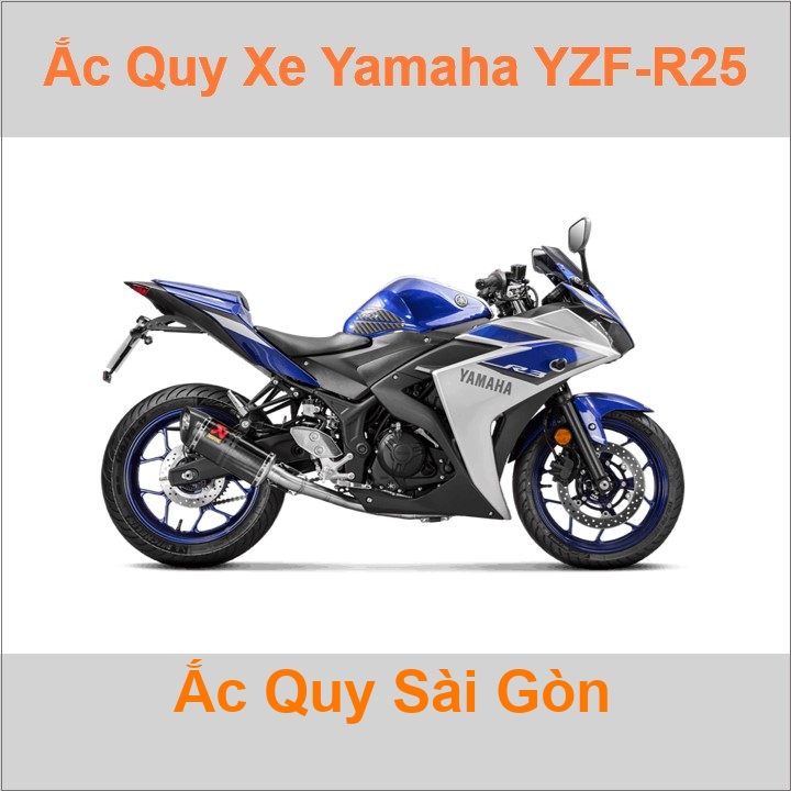 Ắc quy xe mô tô Yamaha YZF-R25