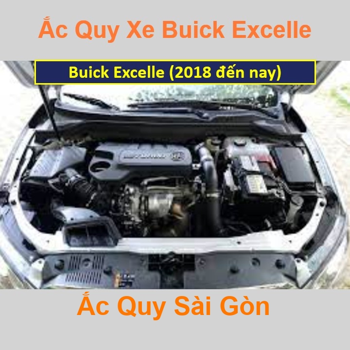 ắc quy cho xe Buick Excelle (2010 đến nay) có công suất tầm 71Ah, 74Ah, 75Ah (cọc chìm – nghịch) với các mã bình ắc quy phổ biến như Din71, Din74, Din