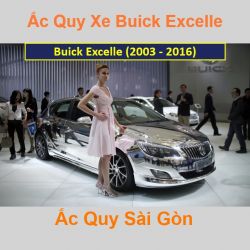 Bình ắc quy xe ô tô Buick Excelle (2003 - 2016)