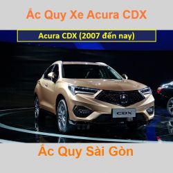Bình ắc quy xe ô tô Acura Cross CDX (2017 đến nay)