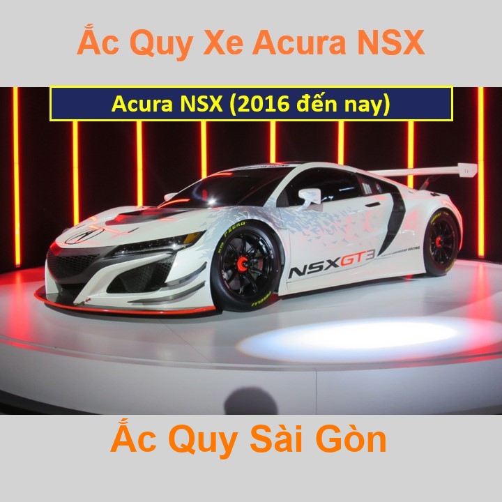 Bình ắc quy xe ô tô Acura Sport NSX