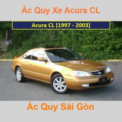 Bình ắc quy xe ô tô Acura Coupe CL (1997 - 2003)