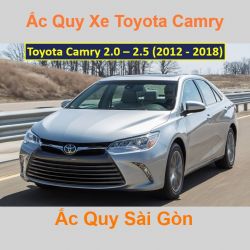 Bình ắc quy xe ô tô Toyota Camry (2012 - 2018)