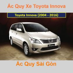 Bình ắc quy xe ô tô Toyota Innova (2004 - 2016)