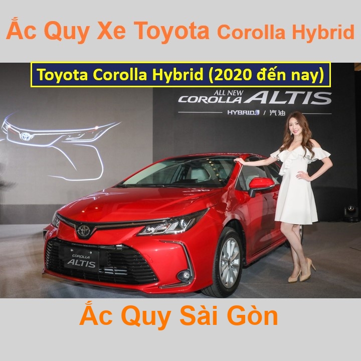 Bình ắc quy xe ô tô Toyota Corolla Hybrid (2020 đến nay)