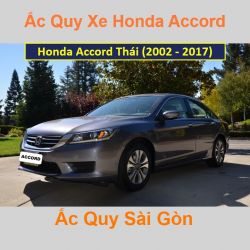 Bình ắc quy xe ô tô Honda Accord Thái Lan (2002 - 2017)