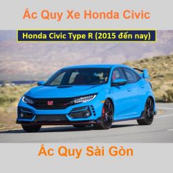 Bình ắc quy xe ô tô Honda Civic Type R (2015 đến nay)