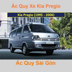 Bình ắc quy xe ô tô Kia Pregio (1995 - 2006)