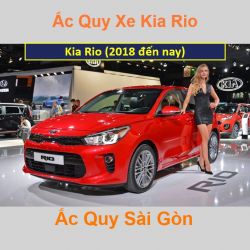 Bình ắc quy xe ô tô Kia Rio / K2 (2018 đến nay)