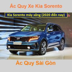 Bình ắc quy xe ô tô Kia Sorento máy xăng (2020 đến nay)