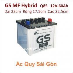 Ắc quy GS 12V 65Ah Q85 Hybrid Plus One