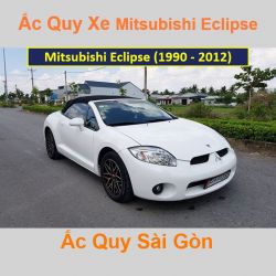 Bình ắc quy xe ô tô Mitsubishi Eclipse (1992 - 2012)