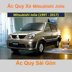 Bình ắc quy xe ô tô Mitsubishi Jolie (1997 - 2017)