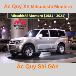 Bình ắc quy xe ô tô Mitsubishi Montero (1981 - 2021)