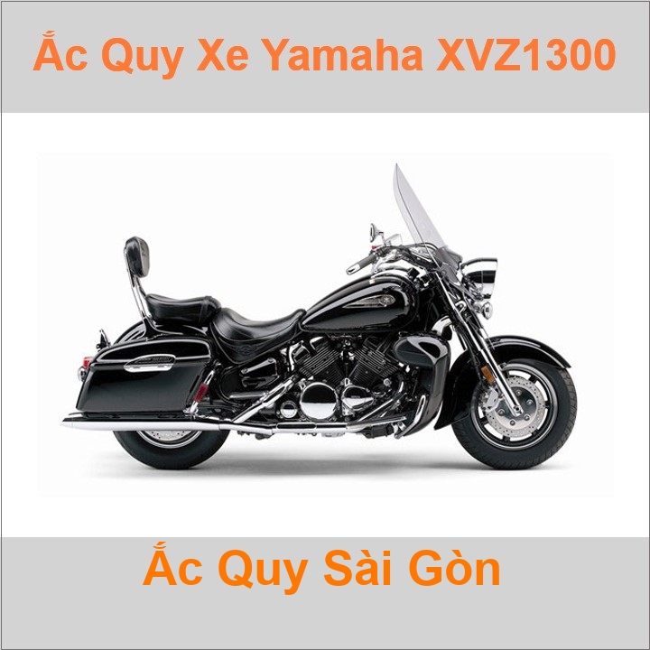 Bình ắc quy cho xe moto Yamaha XVZ 1300 Royal Star 1294cc có công suất tầm 18A (10h) với các mã bình ắc quy phổ biến như YTX20L-BS