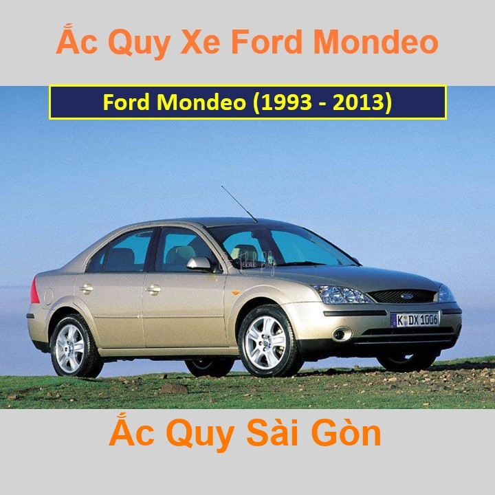 Bình ắc quy xe ô tô Ford Mondeo (1993 -2013)