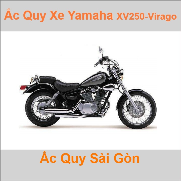 Ắc quy xe mô tô Yamaha XV 250 Virago