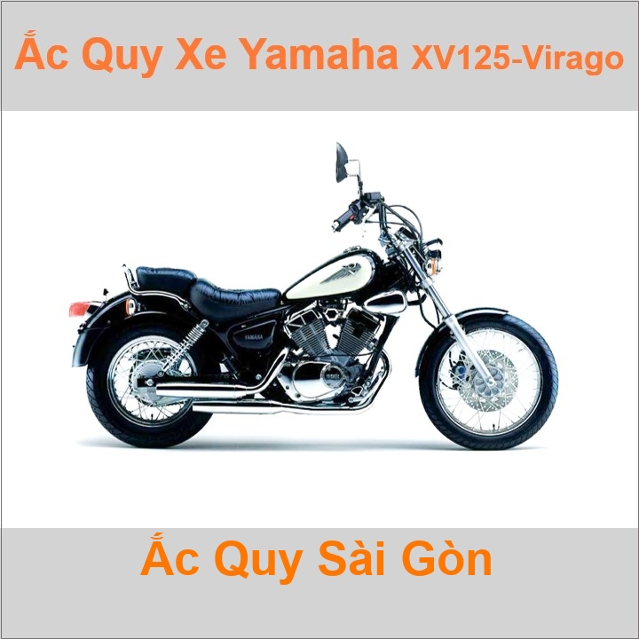 Ắc quy xe mô tô Yamaha XV 125 Virago