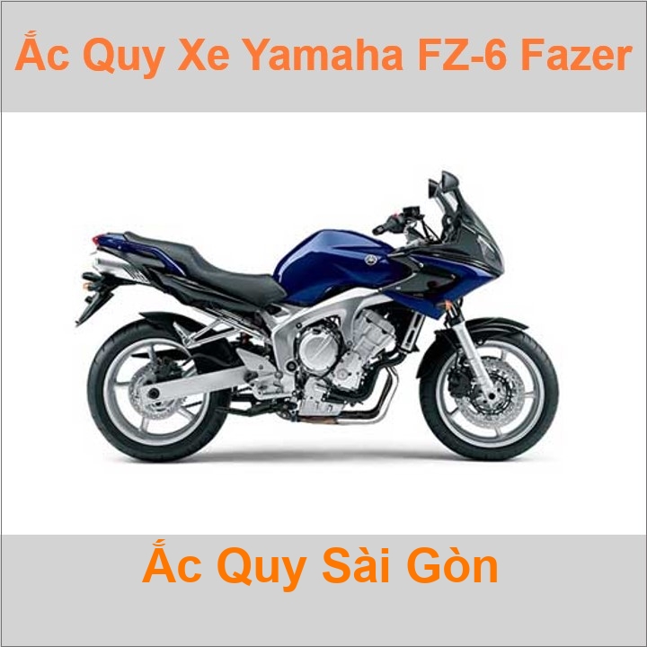 Ắc quy xe mô tô Yamaha FZ-6 / Fazer6