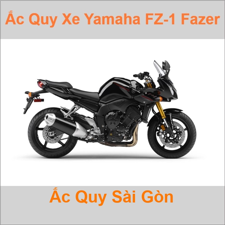 Ắc quy xe mô tô Yamaha FZ1 Fazer