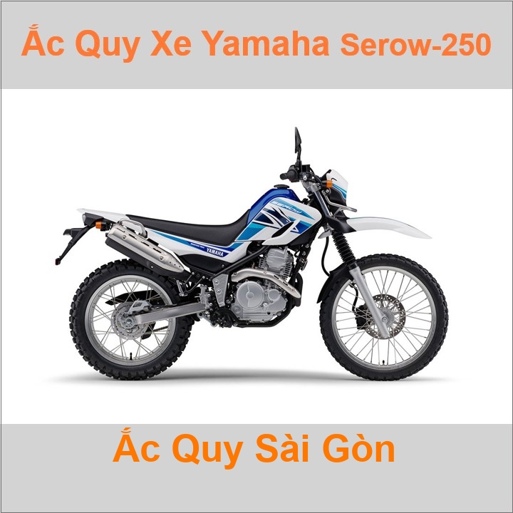 Nhà Phân Phối Ắc Quy Sài Gòn | Chuyên cung cấp sỉ và lẻ các loại bình ắc quy xe mô tô, xe phân khối lớn Yamaha XT-250 Serow 249cc chất lượng cao, giao