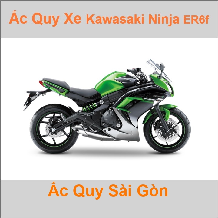 Ắc quy xe mô tô Kawasaki ER6f / ER6n / Ninja 650R ('06 - '17)