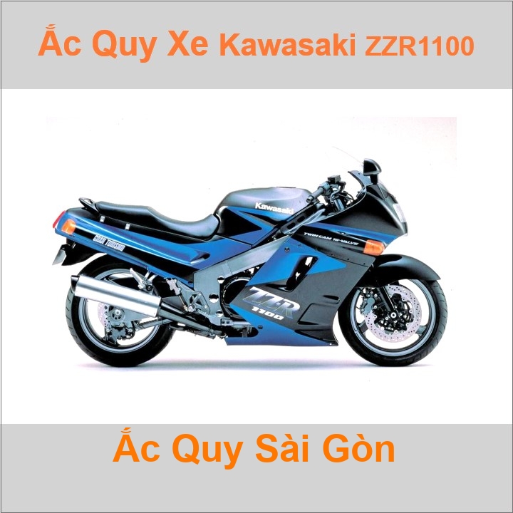 Ắc quy xe mô tô Kawasaki Ninja ZX11 / ZZR1100 ('90 - '01)