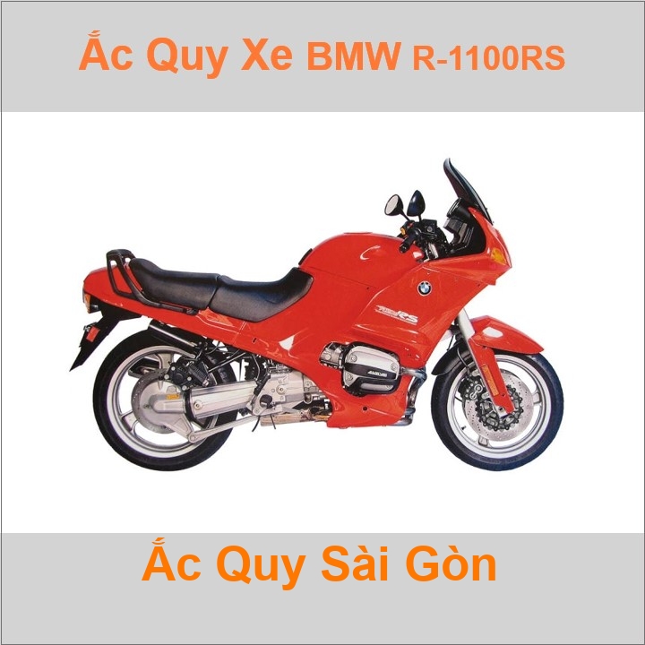 Bình acquy moto cho xe pkl BMW R-1100RS 1085cc có công suất tầm 17.7Ah (10h) Có thể thay bằng mã YTX20L-BS 12V-18Ah 