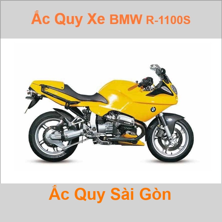 Bình acquy moto cho xe pkl BMW R-1100S 1085cc có công suất tầm 17.7Ah (10h) Có thể thay bằng mã YTX20L-BS 12V-18Ah 