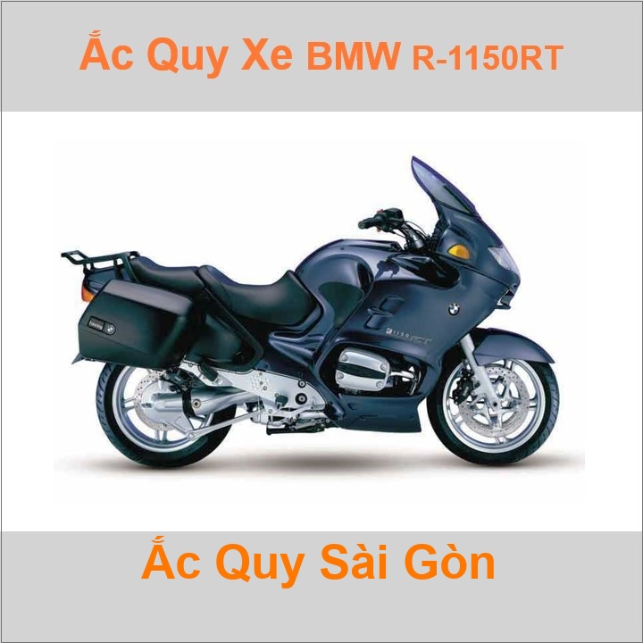 Bình acquy moto cho xe pkl BMW R-1150RT 1130cc có công suất tầm 17.7Ah (10h) Có thể thay bằng mã YTX20L-BS 12V-18Ah 