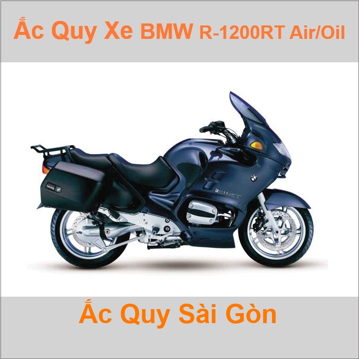 Bình acquy moto cho xe pkl BMW R-1200RT (2005 - 2013) 1170cc có công suất tầm 17.7Ah (10h) Có thể thay bằng mã YTX20L-BS 12V-18Ah 