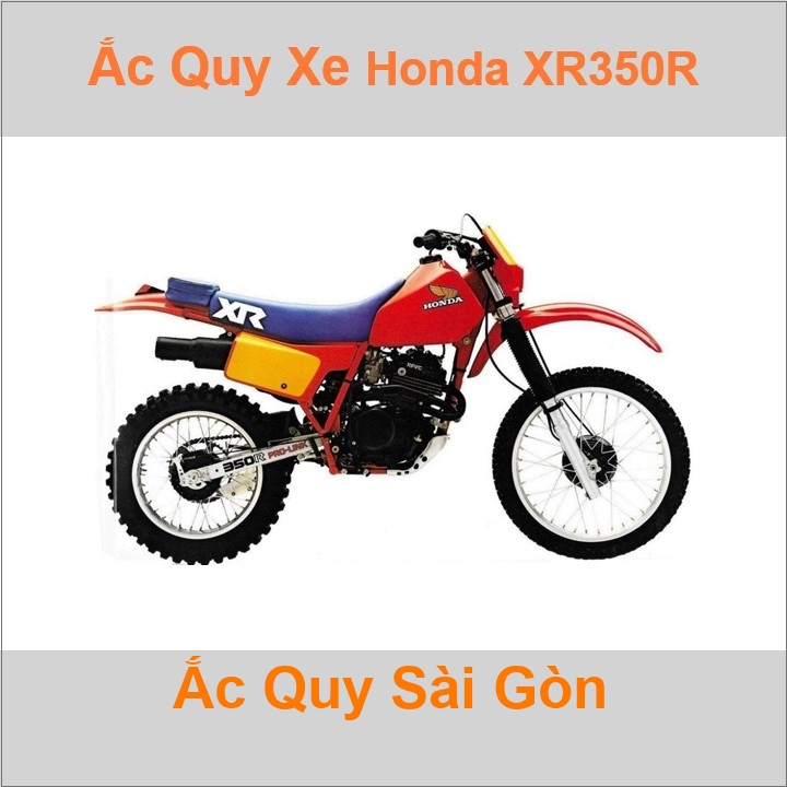 Ắc quy xe mô tô Honda XR 350R (1983 - 1985)