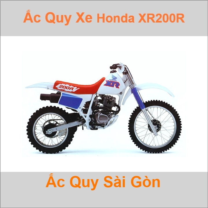 Ắc quy xe mô tô Honda XR 200R / XR200 (1980 - 2015)