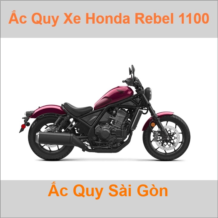 Ắc quy xe mô tô Honda Rebel-1100 CMX (2021 đến nay)