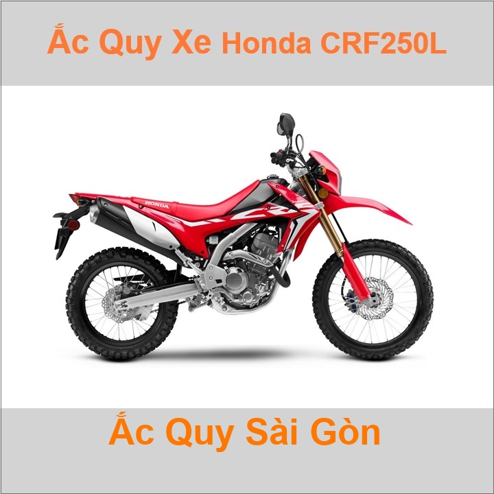 Ắc quy xe mô tô Honda CRF 250L / CRF 250 Rally / CRF 250M / CRF 300L (2012 đến nay)