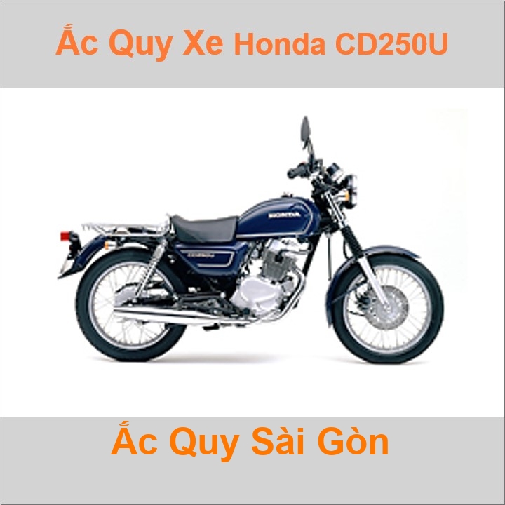 Ắc quy xe mô tô Honda CD 250U (1988 - 1993)