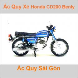 Ắc quy xe mô tô Honda CD 200 Benly (1980 - 2007)