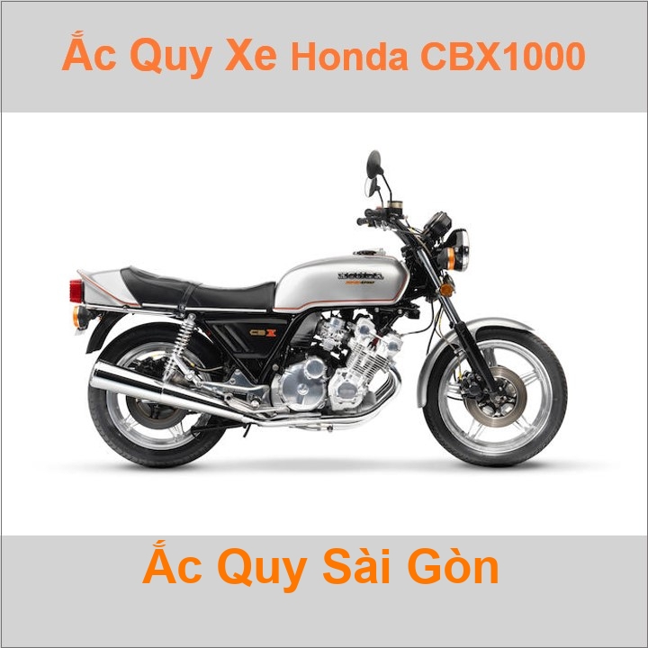Bình acquy moto cho xe pkl Honda CBX 1000 (hay CBX 1050) 1047cc sử dụng bình ắc quy như 12V 18Ah (10h) với các mã bình ắc quy phổ biến như YTX20L-BS Bình ắc quy xe mô tô phân khối lớn Honda CBX1000 CBX1050 có kích thước khoảng Dài 17.5cm * Rộng 8.7cm * Cao 15.5cm chất lượng tốt nhất giá rẻ