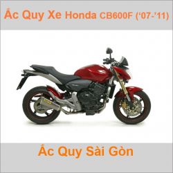 Ắc quy xe mô tô Honda CB 600F (2007 - 2011)