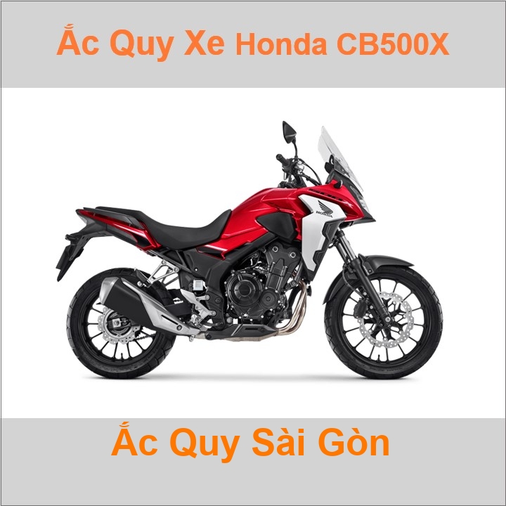Ắc quy xe mô tô Honda CB 400F (2013 - 2016) / CB 400X / CB 500F / CB 500X - 2 máy (2013 đến nay)