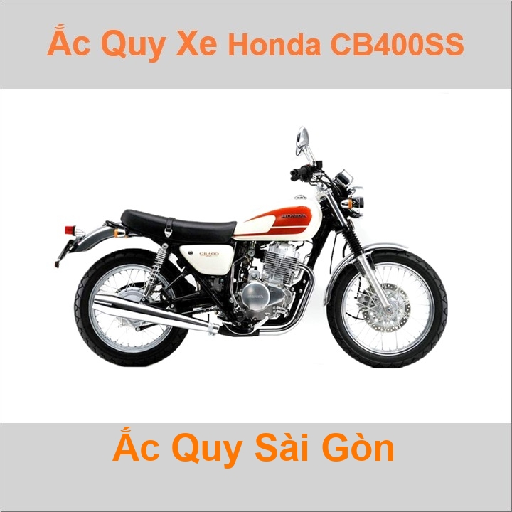 Ắc quy xe mô tô Honda CB 400SS - 1 máy (2004 - 2008)