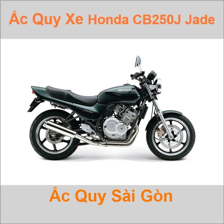 Ắc quy xe mô tô Honda CB 250J (1991 - 1994) / CB 250F - 4 máy (1996 - 2007)