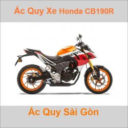 Ắc quy xe mô tô Honda CB 190R / CBF 190R (2015 đến nay) / CB 190X (2017 đến nay) / CB 190SS (2019 đến nay)