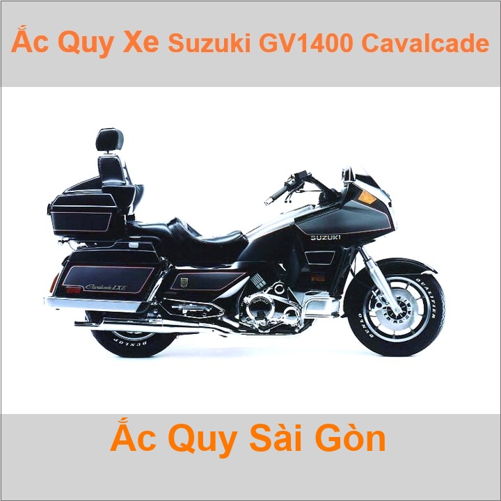 Bình acquy moto cho xe pkl Suzuki GV 1400 Cavalcade 1360cc có công suất tầm 20Ah (10h) với các mã bình ắc quy phổ biến như YTX24HL-BS Bình ắc quy xe mô tô phân khối lớn Suzuki GV1400 có kích thước khoảng Dài 20.5cm * Rộng 8.7cm * Cao 16cm chất lượng tốt nhất với giá rẻ