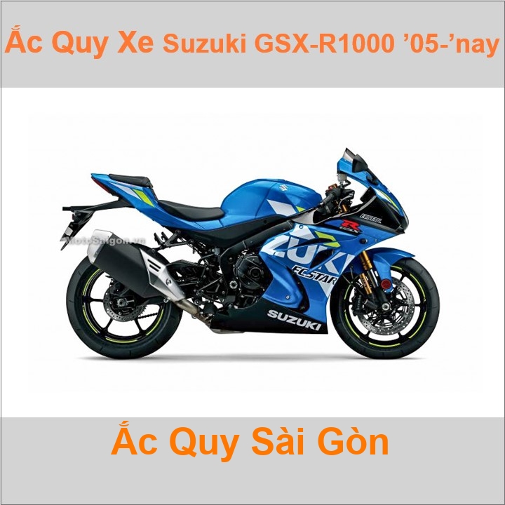 Ắc quy xe mô tô Suzuki GSX-R1000 (2005 đến nay)