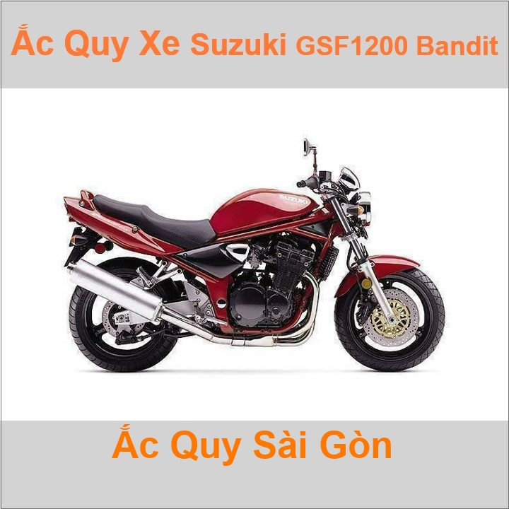 Ắc quy xe mô tô Suzuki GSF-1200 Bandit (1995 - 2006)