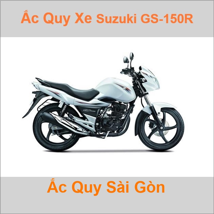 Bình acquy moto cho xe pkl Suzuki GS-150R 149cc công suất 7Ah (10h) với mã bình ắc quy YTX7L-BS Bình ắc quy xe mô tô phân khối lớn Suzuki GS150R có kích thước Dài 11.3cm * Rộng 7cm * Cao 10.5cm chất lượng tốt nhất với giá rẻ