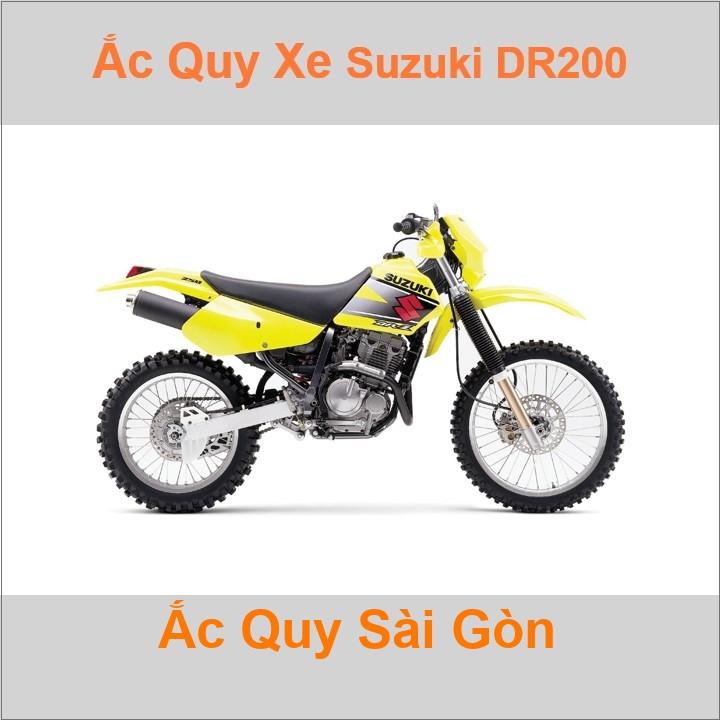 Ắc quy xe mô tô Suzuki DR 200 (1993 đến nay)