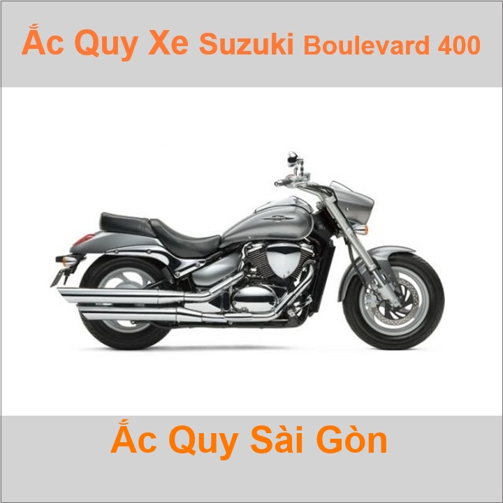 Ắc quy xe mô tô Suzuki Boulevard 400 (2005 - 2016) / VZ 400 Desperado (1996 - 2000)