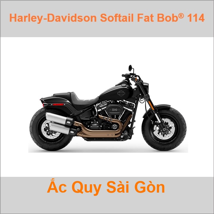 Ắc quy xe mô tô Harley Davidson Softail Fat Bob 114 FXFBS (2018 đến nay)